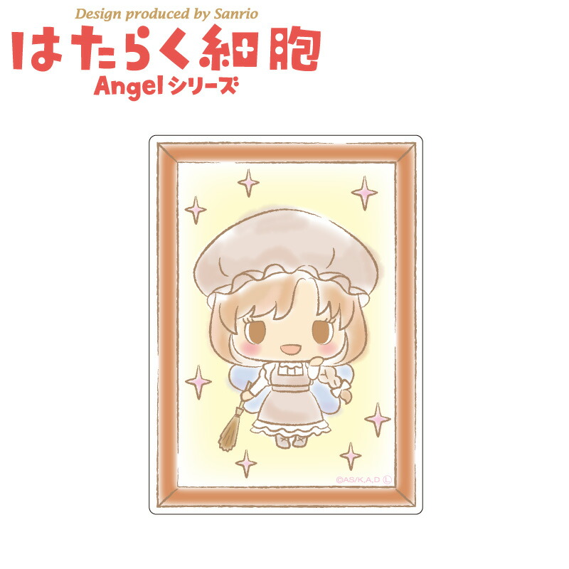 サンリオ はたらく細胞 サンリオコラボ グッズ アクリルバッジ エンジェルシリーズ マクロファージ 【メーカー直販】画像