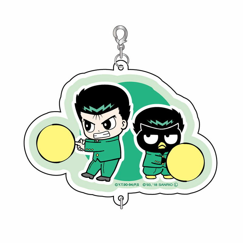 楽天市場 在庫処分価格 幽遊白書 バッドばつ丸 コラボ つながる アクリルチャーム 裏飯幽助 Nicストア