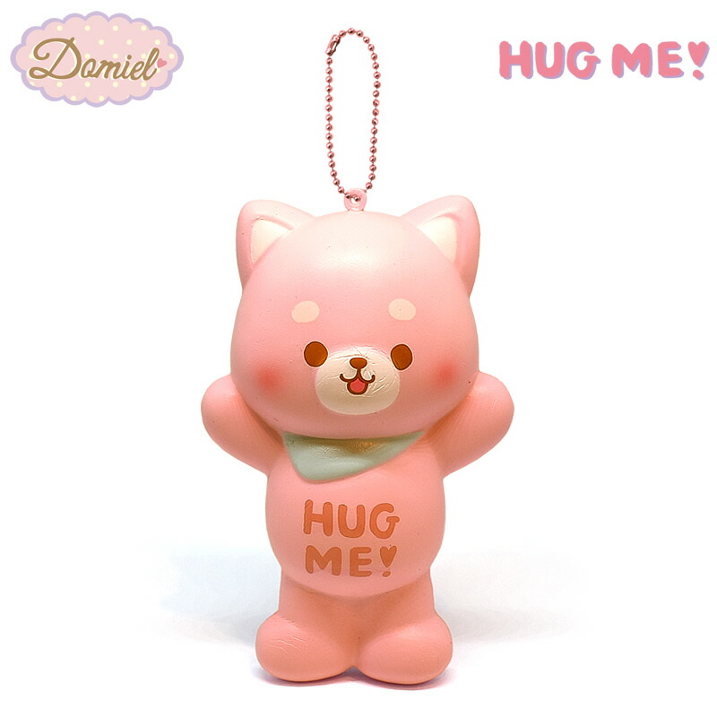 楽天市場 Domiel Hug Me ハグミー ドッグ ぷにぷにマスコット スクイーズ ピンク 甘い香り付き Nicストア