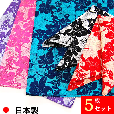 楽天市場】バンダナ・ゼブラ柄5枚セット 日本製 綿100％ オリーブ