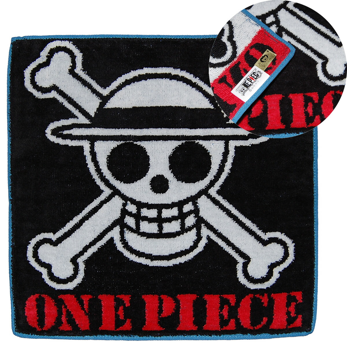 ワンピース　グッズ　ジャガードパイルハンカチ！ONE PIECE　日本製画像