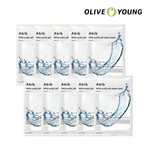 楽天市場 Abib 弱酸性phシートマスク アクアフィット 10枚 アビブ シートマスク 韓国コスメ オリーブヤング公式 楽天海外直送 Oliveyoung 公式楽天市場店