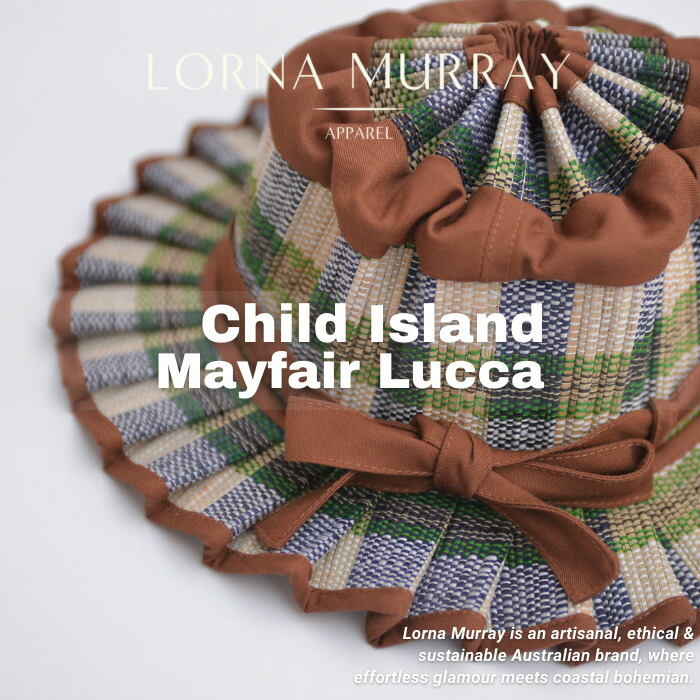 ローナマーレイ Child Island Mayfair Lucca レディース ハット 帽子 つば広 麦わら帽子 ストローハット インスタ人気 おしゃれ サステナブル 夏 日よけ 日焼け 紫外線 日差し 対策 海 リゾート 折り畳み ギフト プレゼント ギフトボックス 格安saleスタート