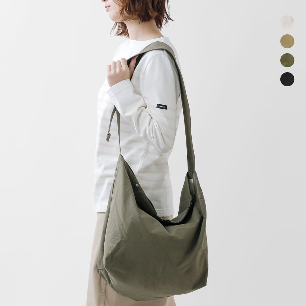 kha:ki カーキ 撥水 リップストップ ショルダーバッグ “SHOULDER SACK 2.0” mil24hbg3036-kk ユニセックス【クーポン対象】 8,140円