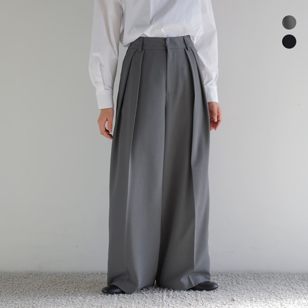 Hella ヘラ ダブルタック ワイドパンツ “DOUBLE TUCK WIDE PANTS” h261-36 2026ss新作 レディース【サイズ交換初回無料】【クーポン対象】