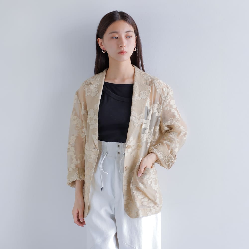 楽天市場】[送料無料]CLANE : [レディース]MIX SHAGGY OVER TAILORED