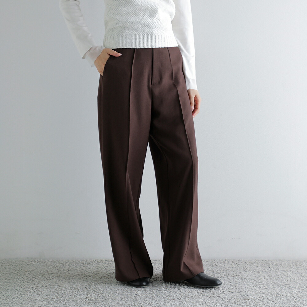 【3点で30%OFF】セール【30%OFF】Hella ヘラ ピンタック ワイドパンツ “PINTUCK WIDE PANTS” h261-33 レディース【サイズ・カラー交換初回無料】|OLUGA(オルガ)