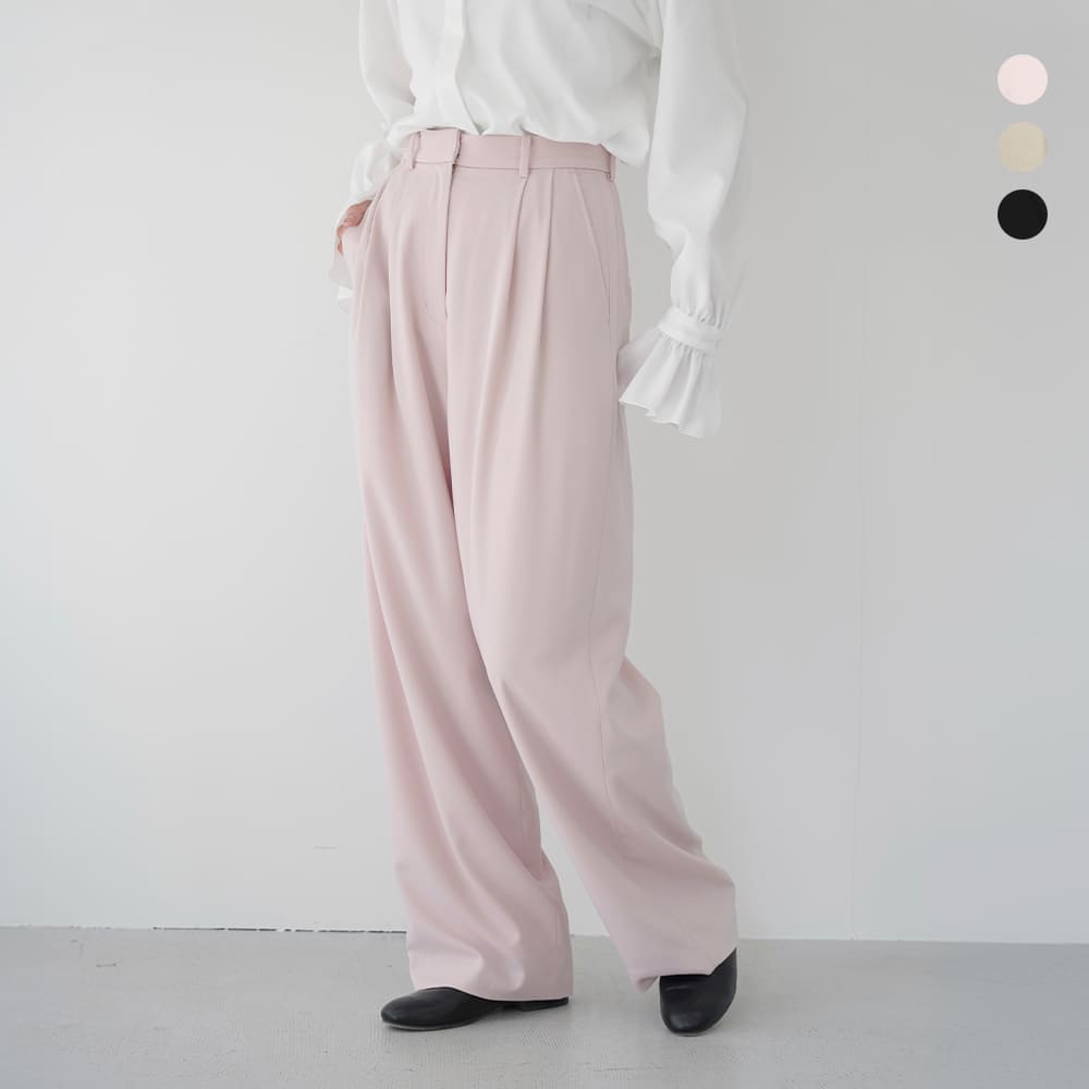 CLANE クラネ ベーシック タック パンツ 10110-7083 レディース 【サイズ交換初回無料】｜OLUGA（オルガ）