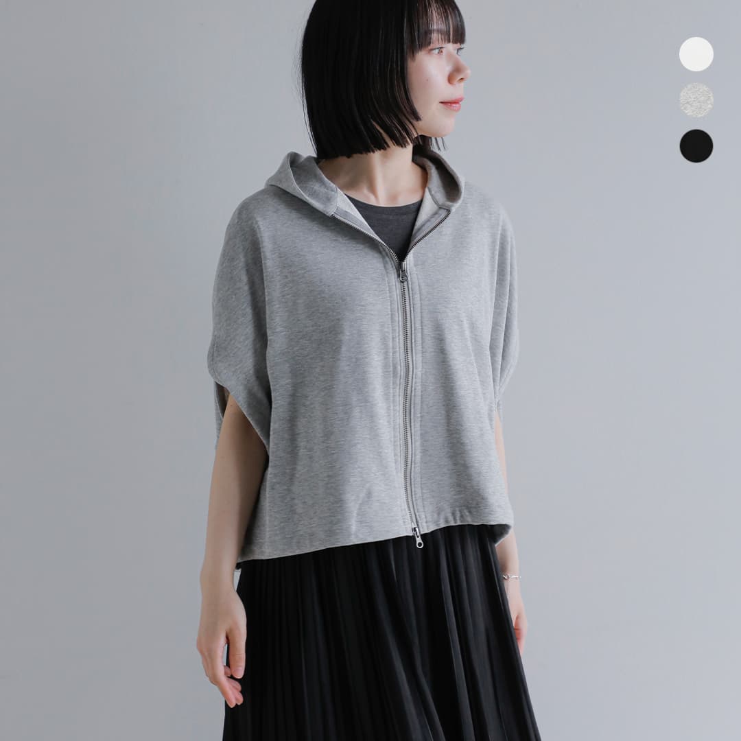 【3点で30%OFF】セール【20%OFF】MOOLA KALAH モーラカーラ コットンミニ裏毛 ラウンドフォルム スウェット パーカー Round Form Sweat Parka 826201 レディース|OLUGA(オルガ)