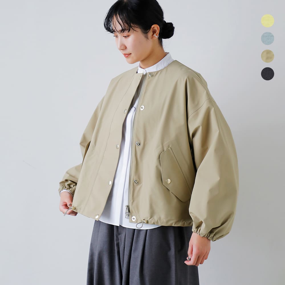 【3点で30％OFF】セール【30%OFF】MACKINTOSH マッキントッシュ ウェザーテック スカイ ノーカラー ショートブルゾン &ldquo;WEATHERTEC SKYE NO COLLAR SHORT&rdquo; l261hi1072uldb レディース アウター｜OLUGA（オルガ）