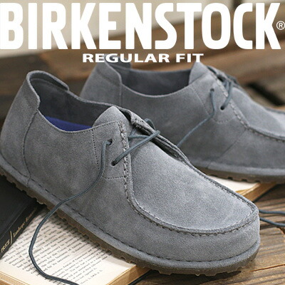 【レギュラー】【2025年秋冬新作】 【国内正規品】 BIRKENSTOCK Utti Lace BASALT/GRAY (1030035) ビルケンシュトック ウッティ レース モカシン スエードレザーシューズ バサルト グレイ