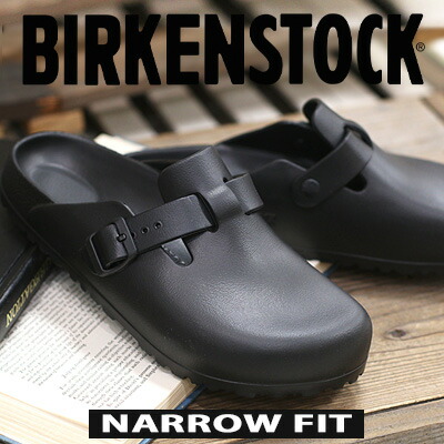 【ナロー】【国内正規品】 BIRKENSTOCK Boston EVA Black (127103) ビルケンシュトック ボストン EVA ブラック 軽量 サンダル
