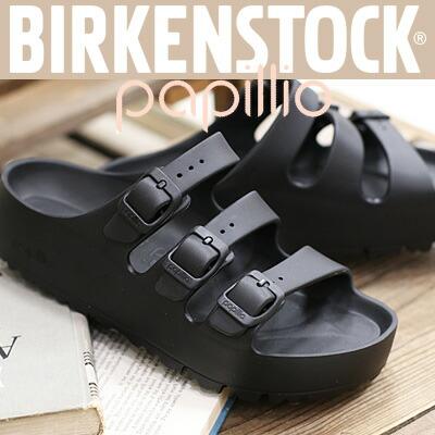 【ナロー】【2026年春夏再入荷】【国内定まり品】 BIRKENSTOCK Florida III EVA Flex Platform EVA BLACK(1029738)ビルケンシュトック パピリオ フロリダ州 III EVA フレックス プラットホーム オール黒いこと 厚底 サンダル