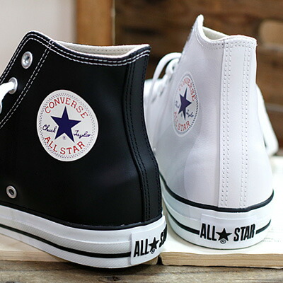 CONVERSE - 新品 CONVERSE STAR&BARS LEATHER BB 27cm 紺の+mec