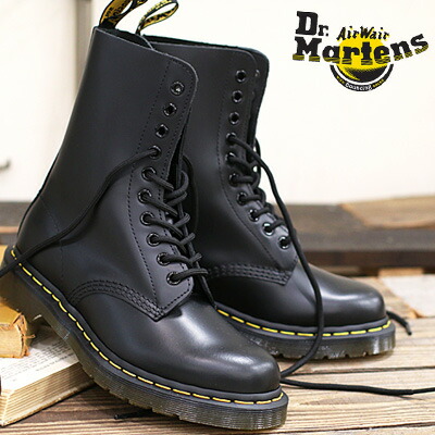 ドクターマーチン　10ホールブラックブーツ UK 8 楽天市場】Dr.Martens ドクターマーチン 10ホールブーツ レザー