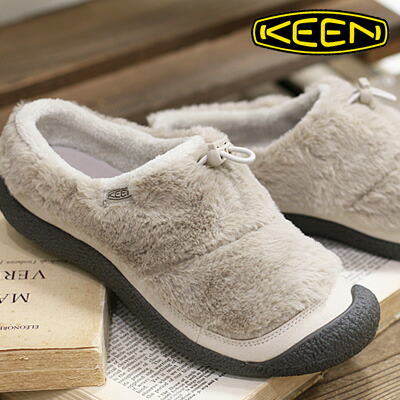 【レディース】【ポイント10倍】【2025年秋冬新作】 KEEN HOWSER lll SLIDE(1029434)Silver Lining/Canteen キーン ハウザー スリー スライド スリッポン グレージュ ベージュ