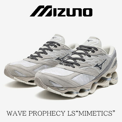 【2024年秋冬新作】 MIZUNO WAVE PROPHECY LS D1GA2454 (01 LIGHT GRAY×BLACK×GRAY) ミズノ ウエーブプロフェシーLS ライトグレー ブラック グレー ユニセックス