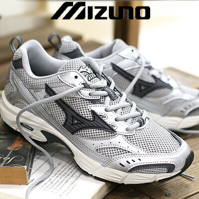 【2025年春夏新作】MIZUNO MXR D1GA2451 (06 LIGHT GRAY/BLACK)ミズノリップストップ スニーカー 点火装置薄墨色 黒いこと しろがね色
