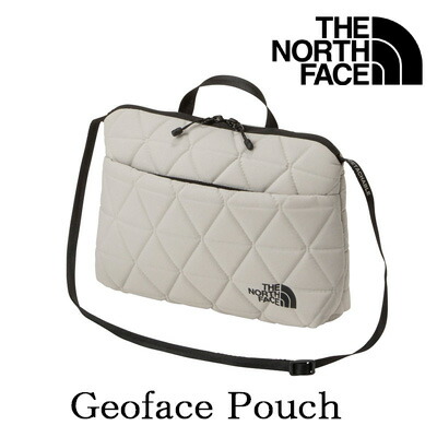 【2026年春夏新作】【国内正規品】【ネコポス発送】 THE NORTH FACE Geoface Pouch NM32356 (FI フォッシルアイボリー) ザ・ノース・フェイス ジオフェイス ポーチ ショルダー バッグ メンズ レディース