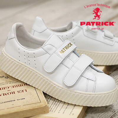 【2025年春夏 待望の再入荷】【★交換送料片道無料★】 【正規取扱店】 PATRICK OCEAN-GT 504630 パトリック オーシャンゴート ホワイト 厚底 ベルクロ スニーカー レディース メンズ 15,466円