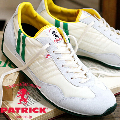 【ラスト23.5cmのみ】【★交換送料片道無料★】【正規取扱店】 PATRICK STADIUM DAISY (232300) パトリック スタジアム デージー ホワイト イエロー グリーン スニーカー メンズ レディース