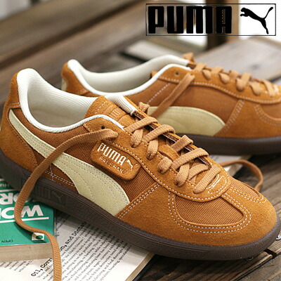 週末セール❗️【新品】プーマ PUMA 23.5cmブラウン 茶色PALERMO PUMA プーマ スニーカー PALERMO HAIRY パレルモ ヘアリー