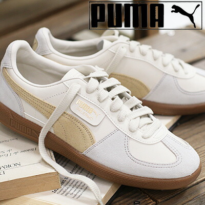 楽天市場】PUMA プーマ スニーカー PALERMO LEATHER パレルモ レザー