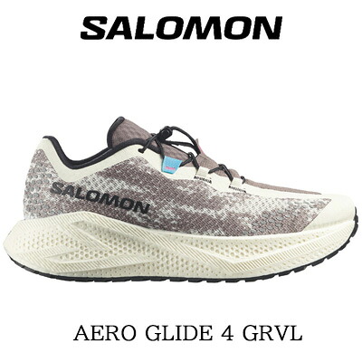 【メンズ】【2026年春夏新作】SALOMON AERO GLIDE 4 GRVL  (Vanilla Ice/Black/Iron)サロモン エアロ グライド 4 グラベル トレイル 駈けっくらシューズ  L491749