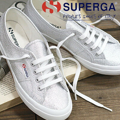 【2026年春夏再入荷】【日本定まり取りまわし店】【定番】 SUPERGA 2750 LAMEW(GRY/SLV)つづり方ガ ローカットスニーカー ラメ しろがね色
