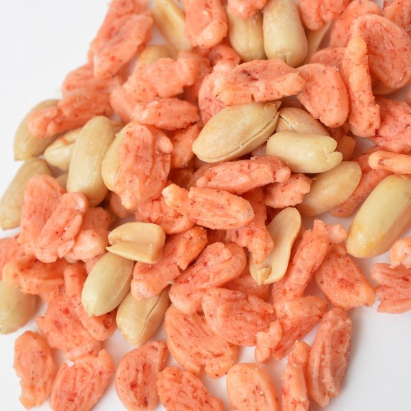 楽天市場 みの屋 ピーナッツ入りえびあられ 500ｇ 塩味 ポイント消化 グルメ みのや 神戸のおまめさん みの屋直販店