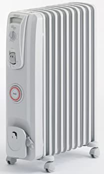 【中古】「非常に良い」DeLonghi オイル・ラジエターヒーター L字型フラットフィン10枚 R731015EF 【4~10畳用】