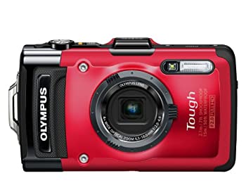 【中古】OLYMPUS デジタルカメラ STYLUS TG-2 1200万画素CMOS 15m防水 100kgf耐荷重 レッド TG-2 RED|オマツリライフ別館