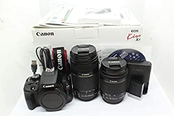 低廉 非常に良い Canon デジタル一眼レフカメラ EOS Kiss X7 ダブル