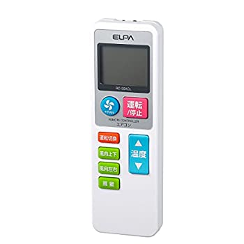 【中古】「ほぼ新品」ELPA(エルパ) シンプルエアコンリモコン・プラス RC-35ACL 1692100