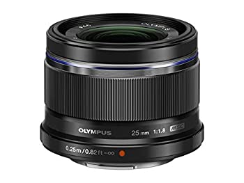 【中古】「人並み外れたに似つかわしい」OLYMPUS M.ZUIKO DIGITAL 25粍 F1.8 黒いこと マイクロフォーサーズ用 単興味の中心水晶体