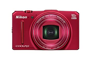 【中古】「人並み外れたに好いたらしい」Nikon デジタル写真機 S9700 光学30倍 1605万絵素 ヴェルヴェットレッド S9700RD
