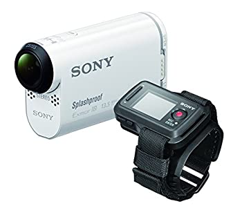 中古 特価キャンペーン 非常に良い SONY 即日発送 ビデオカメラ アクションカム ライブビューリモコンキット HDR-AS100VR ウォータープルーフケース付 AS100VR