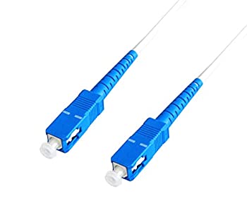 【中古】「ほぼ新品」F-Factory 宅内光配線ケーブル 1.0m 光ファイバー ケーブル (1.0m) SC-SC 両端SCコネクタ付 (シングルモード 単芯 SPC研磨 耐圧ケーブル採用/FE-
