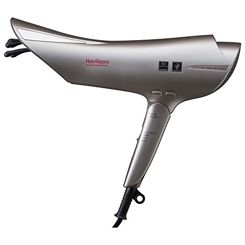 【中古】「未当て嵌める品」アデランス プラズマクラスター 髪の毛ドライヤー ヘアリプロ N-LED SONIC AD-HR01 (三鞭酒ゴールド)