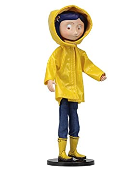 【中古】「未使用品」NECA コララインとボタンの魔女 7インチ ベンディファッションドール コラライン レインコートver.
