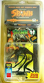 【中古】SPAWN レッズ・映像媒体・寄託図書館＆スポーン・アクション・フィギュア スポーン・ジ・アニメイテッド＆ブラック・バイオレーター（映像媒体付
