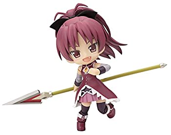 【中古】「ほぼ新品」コトブキヤ キューポッシュ 魔法少女まどか☆マギカ 佐倉杏子 ノンスケール PVC製 塗装済み可動フィギュア