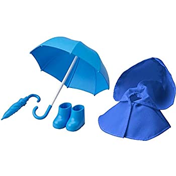 【中古】「ほぼ新品」コトブキヤ キューポッシュえくすとら 雨の日セット 青 ノンスケール ABS&TPE&ナイロン製 塗装済みフィギュア用アクセサリー 5,665円