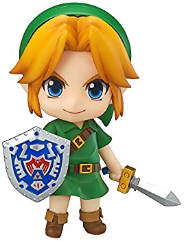 【中古】「ほぼ新品」ねんどろいど ゼルダの伝説 ムジュラの仮面3D リンク ムジュラの仮面3D Ver. ノンスケール ABS&PVC製 塗装済み可動フィギュア