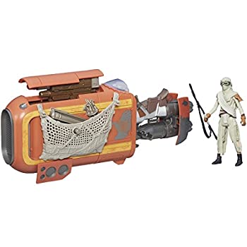 【中古】「ほぼ新品」スター・ウォーズ フォースの覚醒 DXスモールビークル レイ スピーダー｜オマツリライフ別館