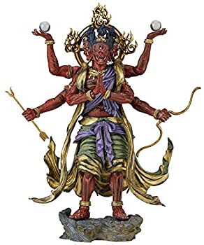 【中古】タケヤ式自在置物 阿修羅 着彩 全高約145mm PVC&ABS製 塗装済み 可動フィギュア｜オマツリライフ別館