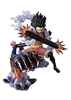 【中古】フィギュアーツZERO ONE PIECE モンキー・D・ルフィ ギア4 -スネイクマン・王蛇- 約160mm PVC\u0026ABS製 塗装済み完成品フィギュア