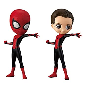 アウトレット送料無料 中古 Q Posket Marvel Spider Man スパイダーマン フィギュア 全2種セット 通常カラーver レアカラーver 在庫限り 503 Sv