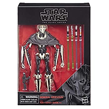 【中古】「ほぼ新品」スター・ウォーズ ブラックシリーズ 6インチ デラックス アクションフィギュア ジェネラル・グリーヴァス / Hasbro STAR WARS 2019 THE BLACK SE