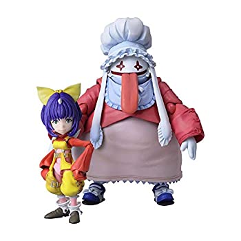 【中古】「ほぼ新品」ファイナル幻想曲 IX ブリングアーツ エーコ\u0026クイナ PVC製 塗り付ける済みモビール図形